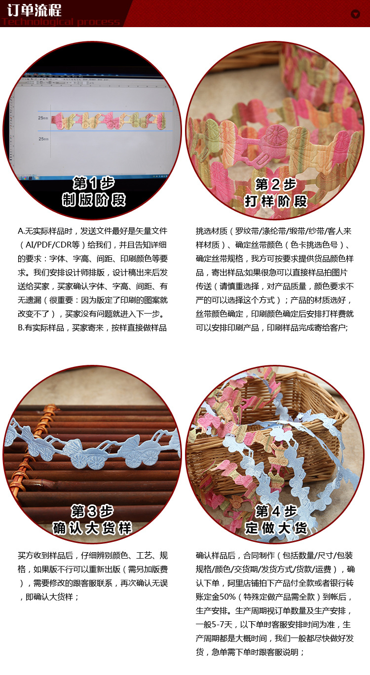 2.5cm yarn creasing phase, DIY wholesale, garment cap decoration, accessories direct sales