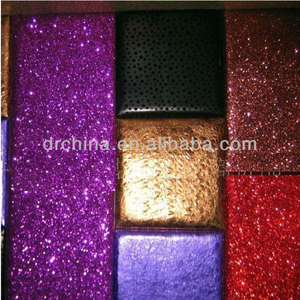 Yiwu fair buds special introduction glitter leather special leathers gree for bags, shoes and garment decoration
