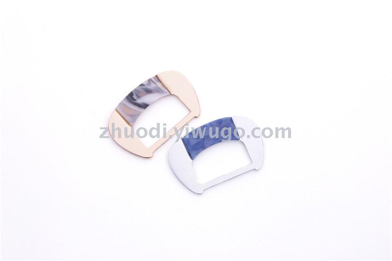Environmental protection silk scarf buckle belt buckle garment corner buckle buckle day word buckle three gear buckle female decoration buckle