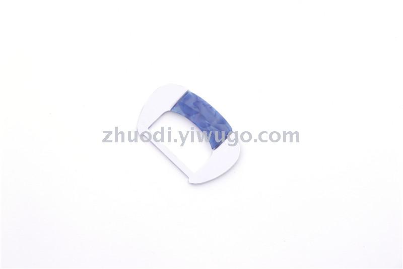 Environmental protection silk scarf buckle belt buckle garment corner buckle buckle day word buckle three gear buckle female decoration buckle