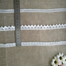 17 cm Manufacturers supply wavy hem cuffs garment skirt decoration milk silk water soluble bar code