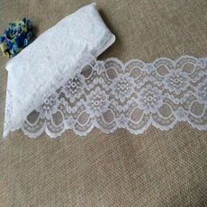 17 cm Manufacturers supply wavy hem cuffs garment skirt decoration milk silk water soluble bar code