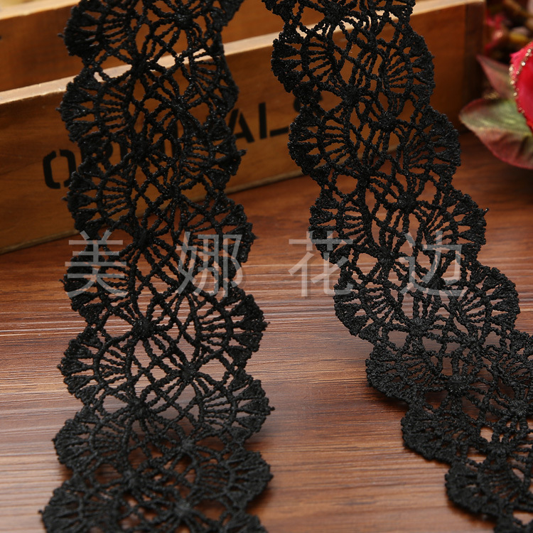 Wholesale DIY dress decoration accessories black and white sweater garment accessories