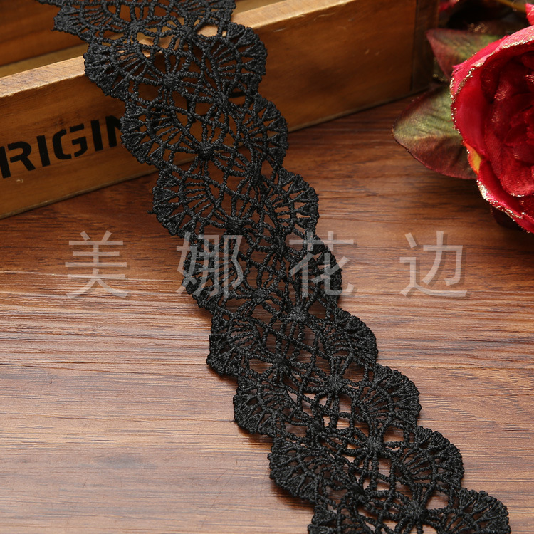 Wholesale DIY dress decoration accessories black and white sweater garment accessories