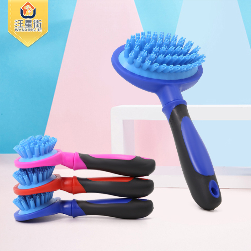 Wholesale large pet comb plastic needle pet cleaning supplies dogs and cats hair grooming tools
