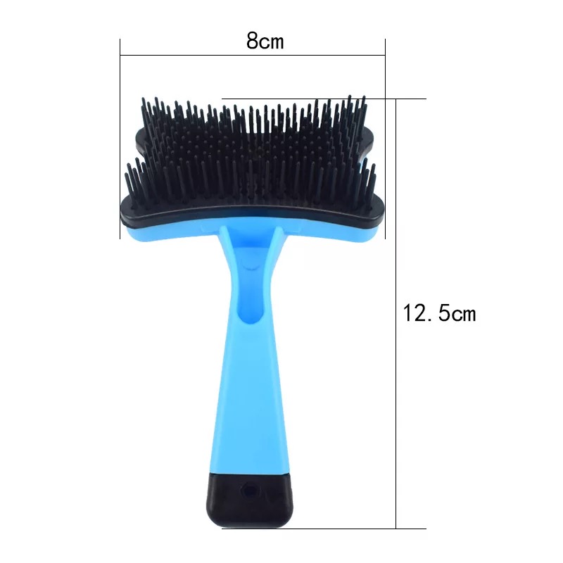 Pet dog hairbrush dog grooming knot hair removal plastic automatic hair brush hair removal dog pet supplies