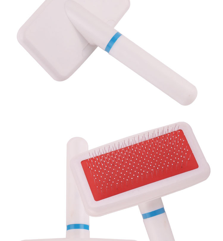 Pet comb Stainless steel comb hair removal pet grooming massage comb dog comb white plastic air bag comb Pet comb Stainless steel comb hair removal pet grooming massage comb dog comb white plastic air bag comb
