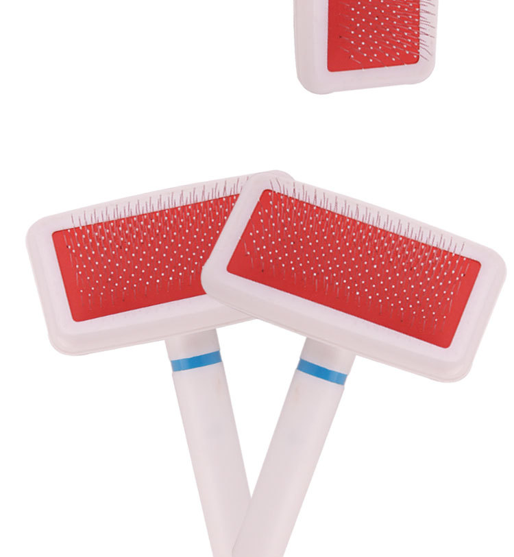 Pet comb Stainless steel comb hair removal pet grooming massage comb dog comb white plastic air bag comb Pet comb Stainless steel comb hair removal pet grooming massage comb dog comb white plastic air bag comb