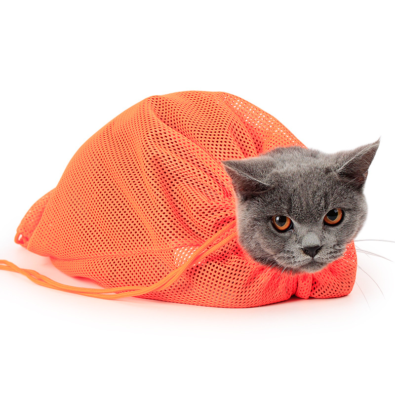 Second Generation Thickened Multi-Functional Pet Cat Grooming Bag Bath Nail Scissors Injection Ear Escape-Proof Anti-Scratch Cat Bag Second Generation Thickened Multi-Functional Pet Cat Grooming Bag Bath Nail Scissors Injection Ear Escape-Proof Anti-Scratch Cat Bag
