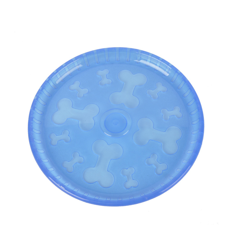 TPR rubber toy for dogs and cats high quality frisbee pet grooming toy