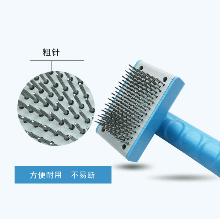 Dematting comb a pet grooming comb with a large, double-knotted comb Dematting comb a pet grooming comb with a large, double-knotted comb