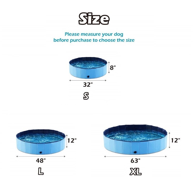 PVC Pet Pool Foldable Dog Bathtub Outdoor Portable Swimming Bath Cat Dog Cleaning Supplies PVC Pet Pool Foldable Dog Bathtub Outdoor Portable Swimming Bath Cat Dog Cleaning Supplies