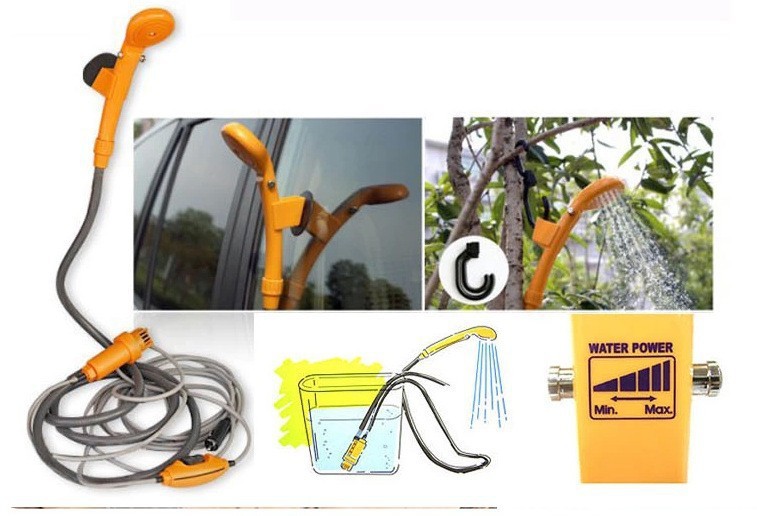 New Vehicle Shower Car Sprinkler Water Spray Car Wash Bath Portable Shower Pet Shower Head