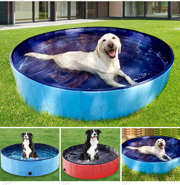 Dog Pool Foldable Dog Care Bath Tub Outdoor Water Cleaning Pet Pool