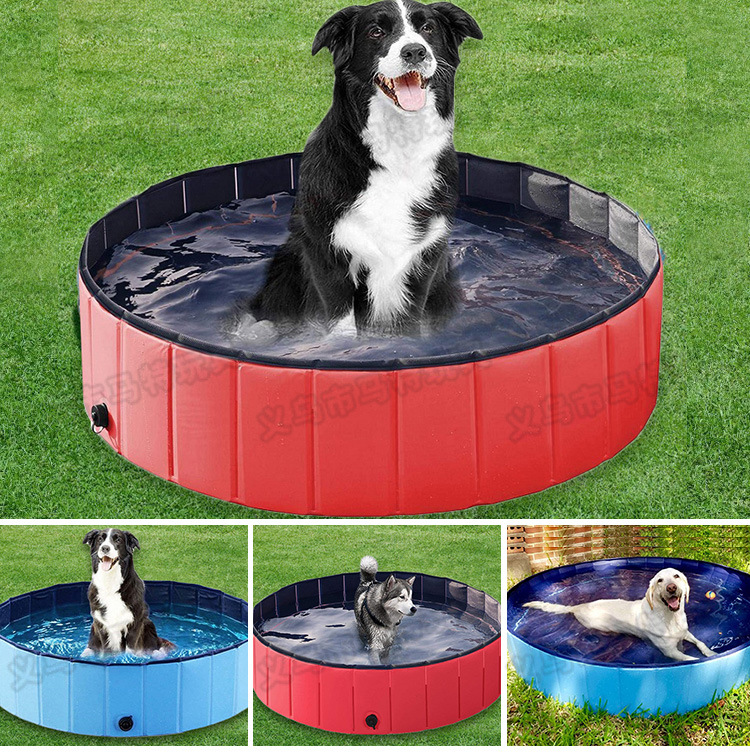 Dog Pool Foldable Dog Care Bath Tub Outdoor Water Cleaning Pet Pool