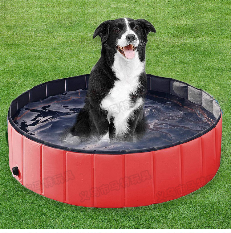 Dog Pool Foldable Dog Care Bath Tub Outdoor Water Cleaning Pet Pool