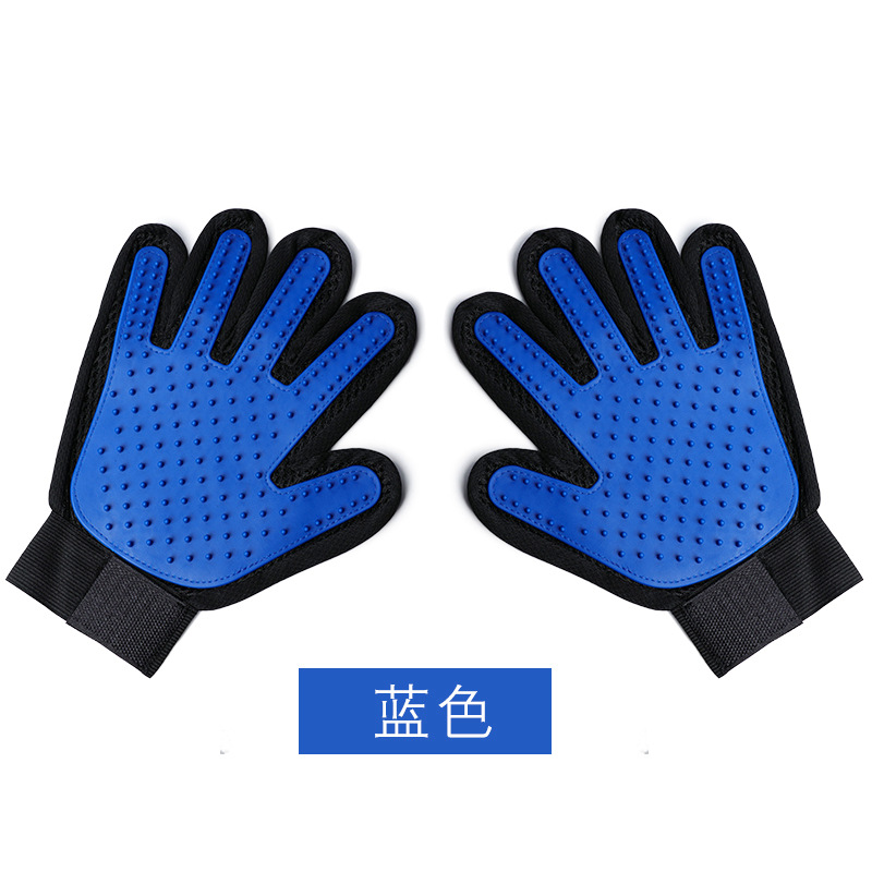 Cat Pet Cleaning Roll Fir Gloves Pet Grooming Gloves for Massage Silicone Dog Bath Massage Brush