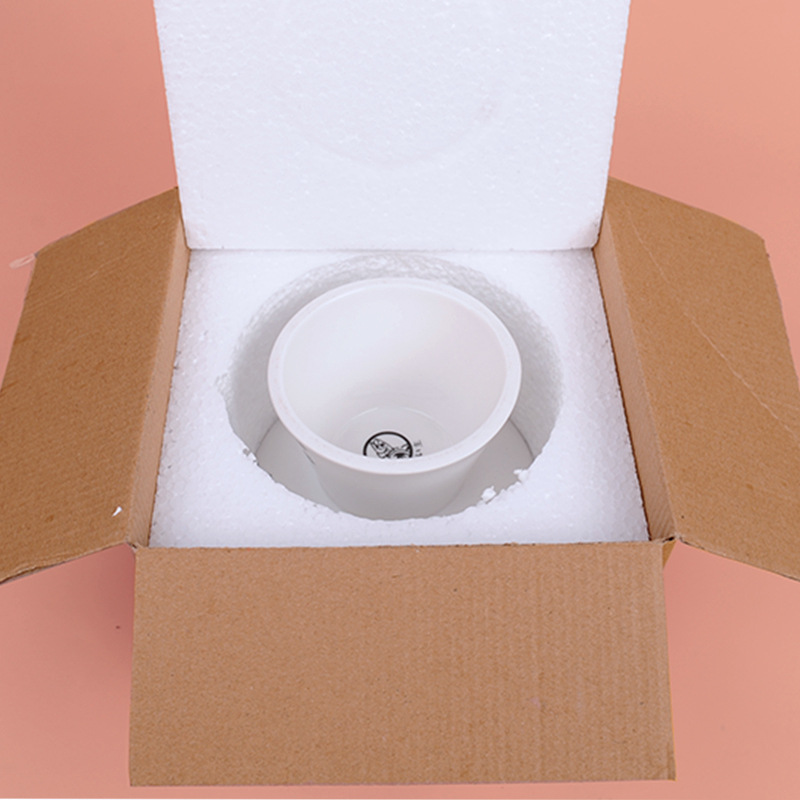 Japanese-Style High Foot Protection Cervical Spine Ceramic Bowl Cat and Dog Drinking Water Feeding Ceramic Pet Bowl