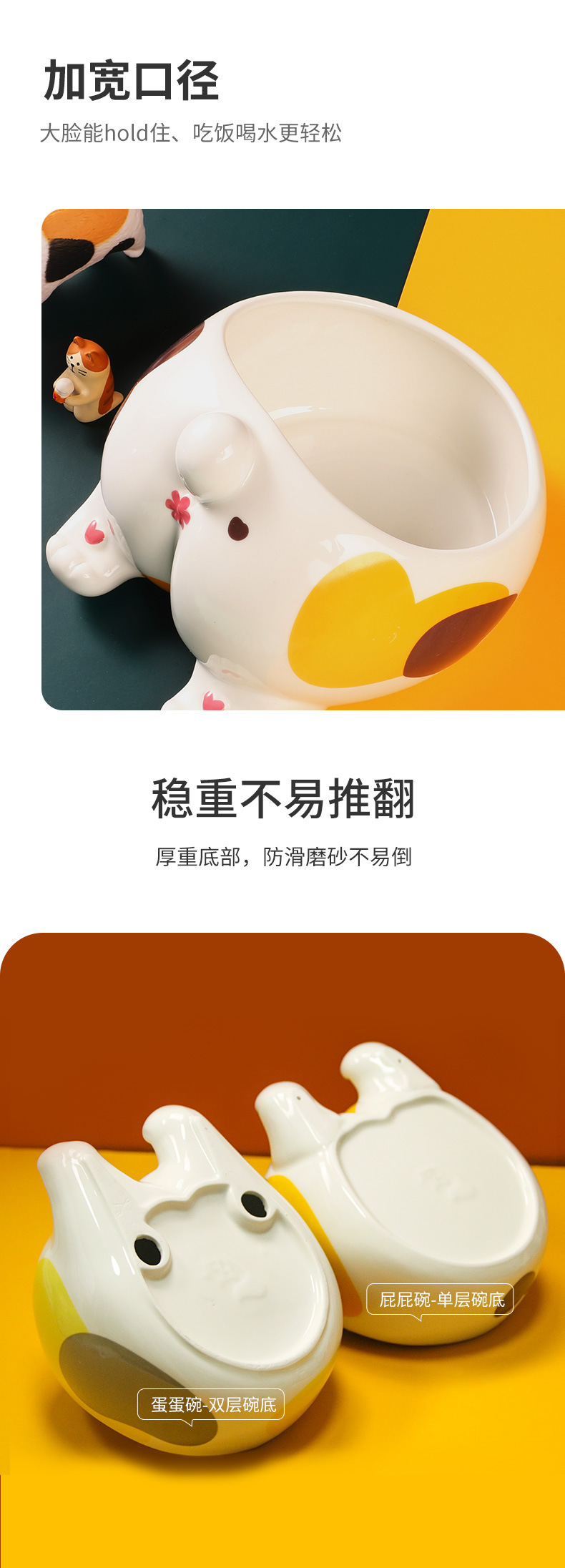 Spot New Product Fart Egg Pet Bowl Ceramic Cat Bowl Protective Cervical Spine Easy to Clean High Foot Pet Food Basin Spot New Product Fart Egg Pet Bowl Ceramic Cat Bowl Protective Cervical Spine Easy to Clean High Foot Pet Food Basin