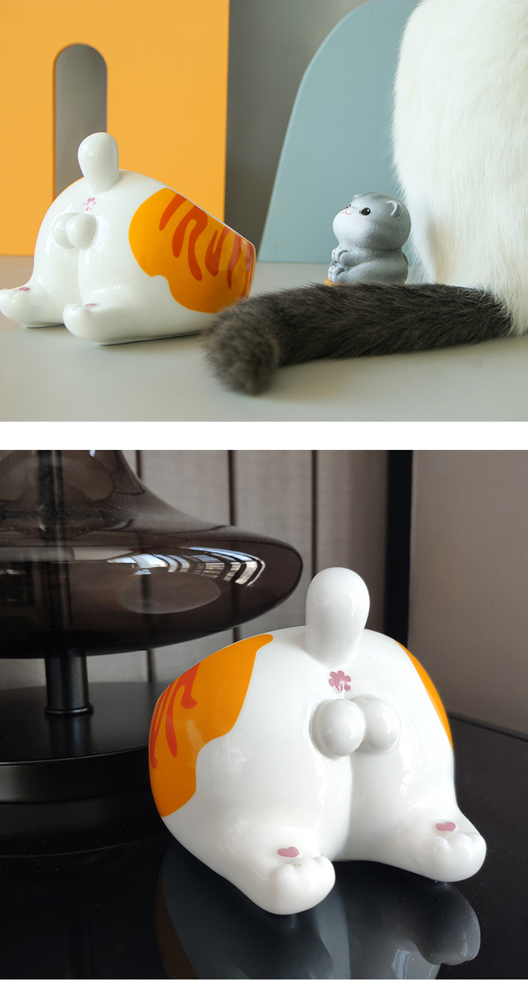 South China Exhibition New Mini Egg Pet Bowl Ceramic Cat Bowl Grain Package Freeze-Dried Bevel Design Spine Protection South China Exhibition New Mini Egg Pet Bowl Ceramic Cat Bowl Grain Package Freeze-Dried Bevel Design Spine Protection