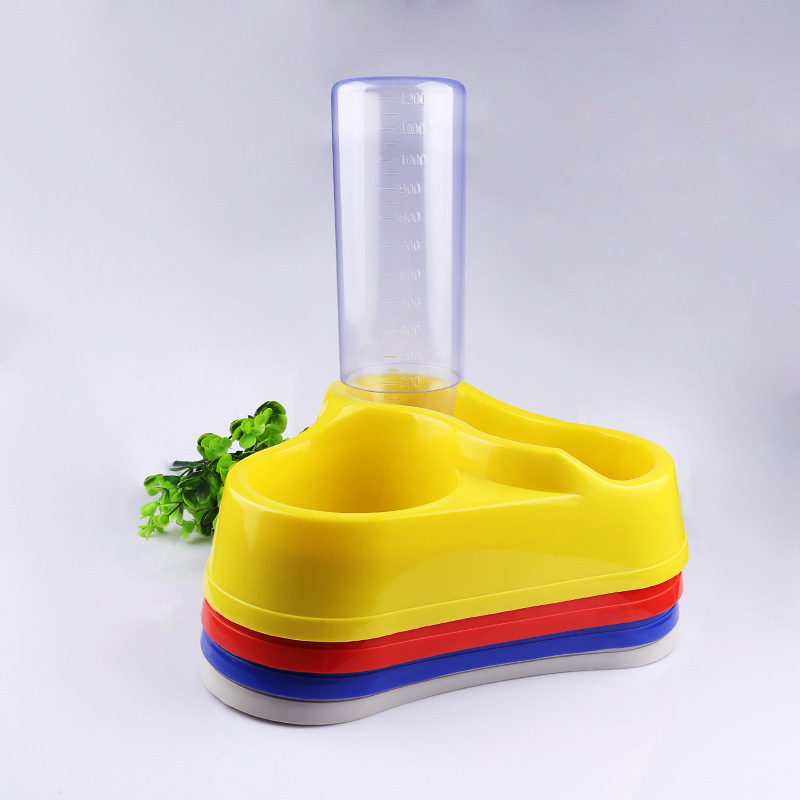 Manufacturers Supply Plastic Dog Food and Water Dual-Use Pet Bowl Leak-Proof Dog Bowl Water Bowl Pet Dual-Purpose Bowl Manufacturers Supply Plastic Dog Food and Water Dual-Use Pet Bowl Leak-Proof Dog Bowl Water Bowl Pet Dual-Purpose Bowl