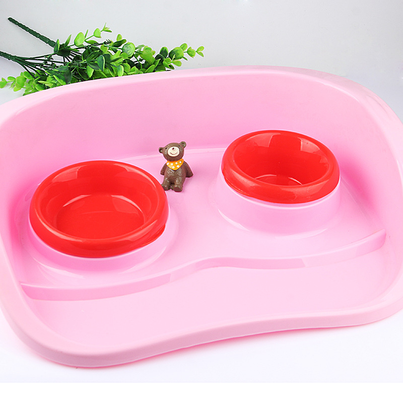 Pet Bowl Pet Supplies Size Dog Basin Pet Double Bowl Rice Bowl Cold-Proof Cover Dog Food Bowl Pet Bowl Pet Supplies Size Dog Basin Pet Double Bowl Rice Bowl Cold-Proof Cover Dog Food Bowl