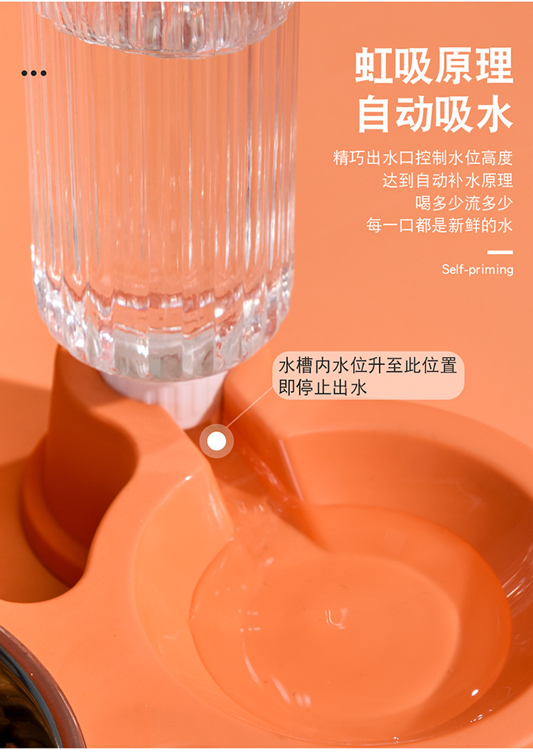 New Pet Supplies Pet Bowl Stainless Steel Double Bowl Removable and Washable Cat Bowl Automatic Water Storage Bowl Pet Tableware New Pet Supplies Pet Bowl Stainless Steel Double Bowl Removable and Washable Cat Bowl Automatic Water Storage Bowl Pet Tableware