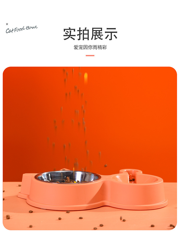 New Pet Supplies Pet Bowl Stainless Steel Double Bowl Removable and Washable Cat Bowl Automatic Water Storage Bowl Pet Tableware New Pet Supplies Pet Bowl Stainless Steel Double Bowl Removable and Washable Cat Bowl Automatic Water Storage Bowl Pet Tableware
