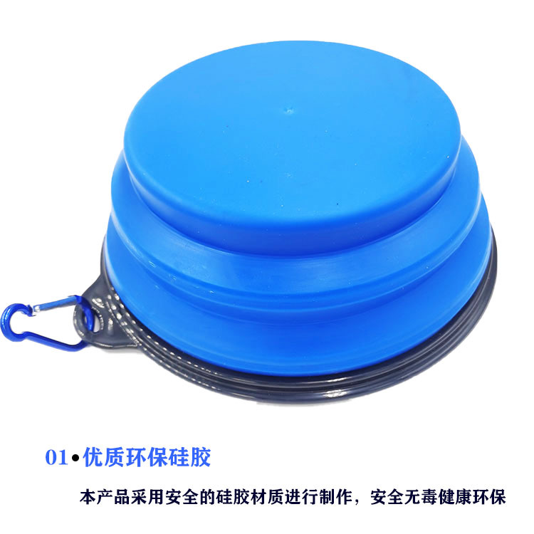 Factory Direct Sales Large TPE Folding Silicone Pet Bowl Dog Bowl Portable Custom Pet Supplies for Drinking outside Factory Direct Sales Large TPE Folding Silicone Pet Bowl Dog Bowl Portable Custom Pet Supplies for Drinking outside