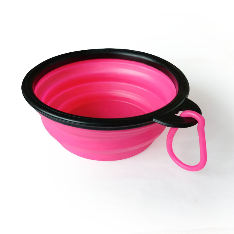 Factory Direct Sales Folding Bowl Dog Outdoor Travel Black Frame Dog Feeder Dog Drinking Water Buckle TPR Anti-Chye Pet Bowl Factory Direct Sales Folding Bowl Dog Outdoor Travel Black Frame Dog Feeder Dog Drinking Water Buckle TPR Anti-Chye Pet Bowl
