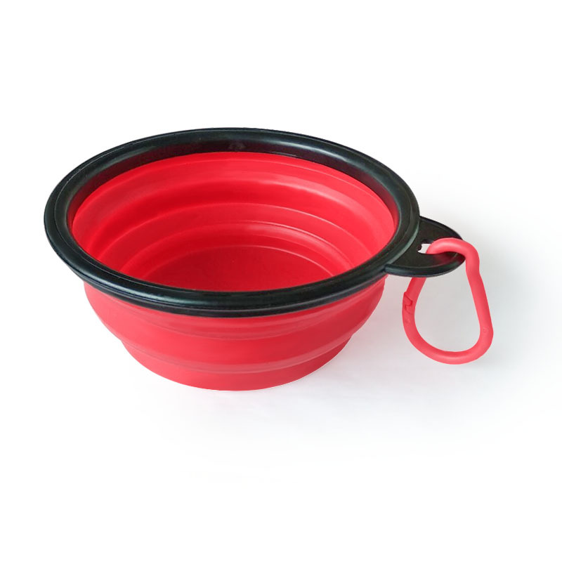 Factory Direct Sales Folding Bowl Dog Outdoor Travel Black Frame Dog Feeder Dog Drinking Water Buckle TPR Anti-Chye Pet Bowl Factory Direct Sales Folding Bowl Dog Outdoor Travel Black Frame Dog Feeder Dog Drinking Water Buckle TPR Anti-Chye Pet Bowl