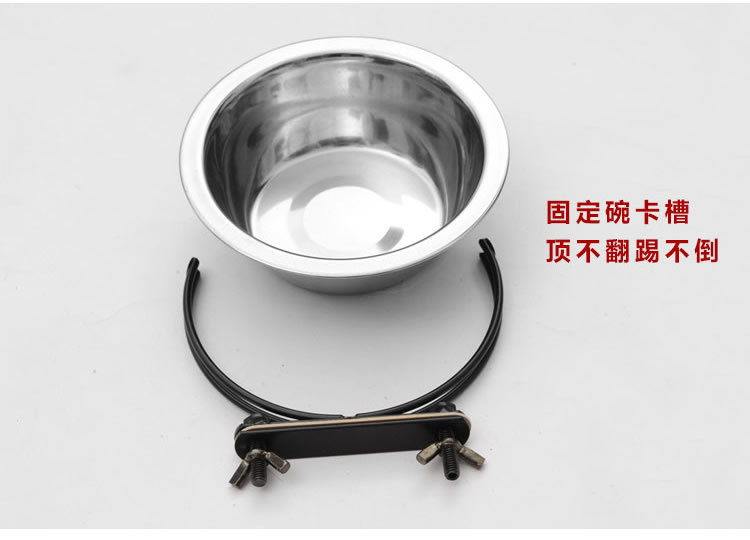 Pet Hanging Fixed Stainless Steel Upgraded Dog Bowl Hanging Cage Anti-Tumble Pet Food Basin Pet Bowl Basin Pet Hanging Fixed Stainless Steel Upgraded Dog Bowl Hanging Cage Anti-Tumble Pet Food Basin Pet Bowl Basin