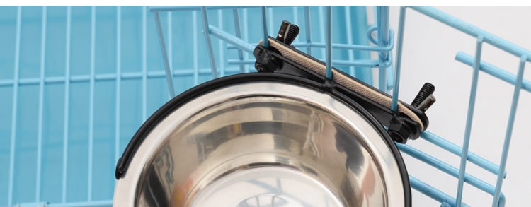 Pet Hanging Fixed Stainless Steel Upgraded Dog Bowl Hanging Cage Anti-Tumble Pet Food Basin Pet Bowl Basin Pet Hanging Fixed Stainless Steel Upgraded Dog Bowl Hanging Cage Anti-Tumble Pet Food Basin Pet Bowl Basin