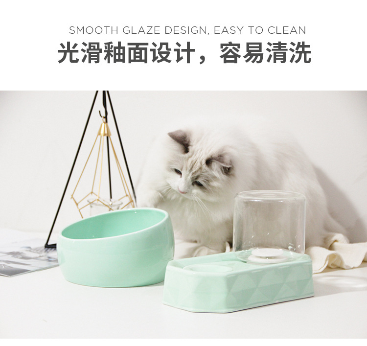 New Bobo Pet Bowl Laid-Back Cat Food Holder Dog Bowl Oblique Non-Slip Large Capacity Ceramic Cat Bowl New Bobo Pet Bowl Laid-Back Cat Food Holder Dog Bowl Oblique Non-Slip Large Capacity Ceramic Cat Bowl