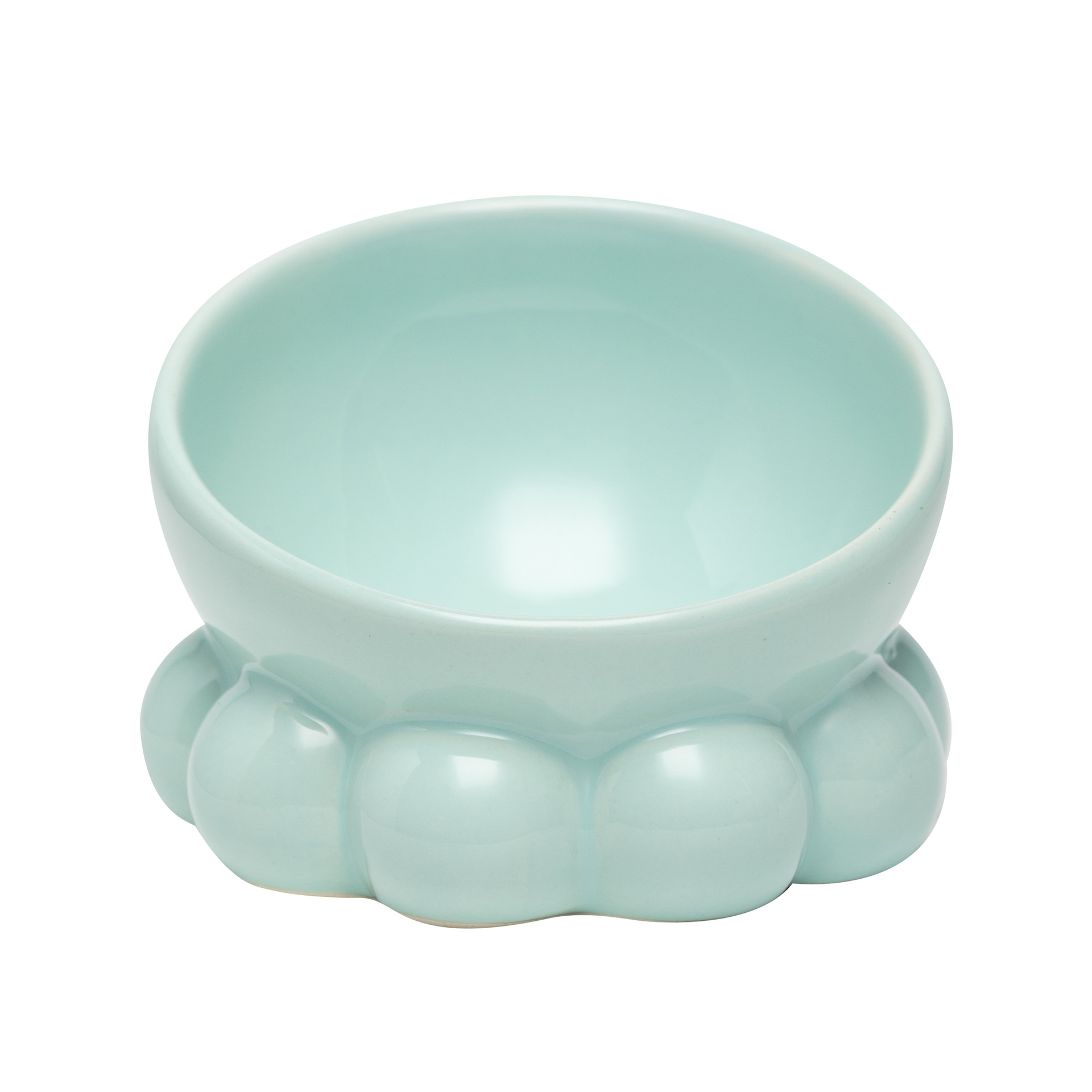 New Ocean Series Ceramic Cat Bowl Cat Snack Bowl Colorful Pet Bowl Small Octopus Modeling