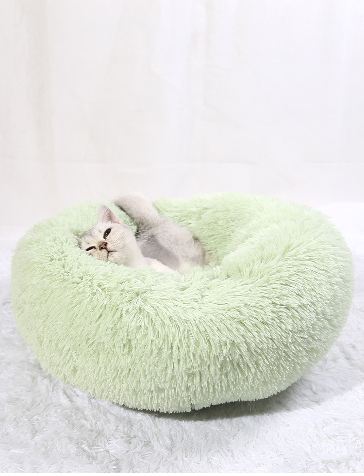 Amazon Pet Supplies Kennel Pad Autumn and Winter Warm Plush round Pet Bed Cotton Pet Nest Dog Mat Amazon Pet Supplies Kennel Pad Autumn and Winter Warm Plush round Pet Bed Cotton Pet Nest Dog Mat