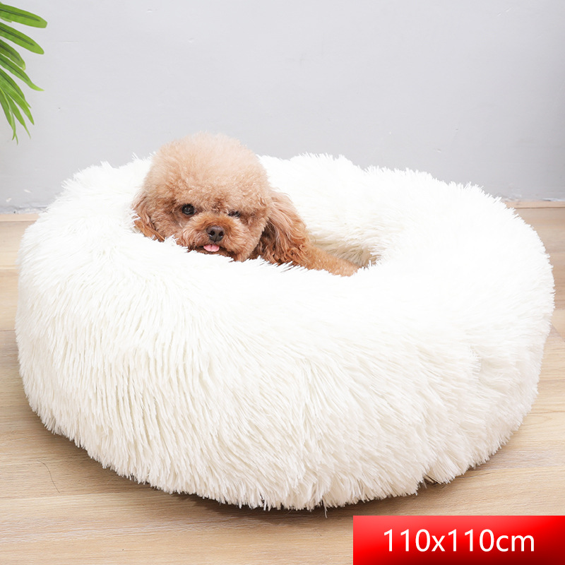 Pet Supplies Cross-Border Doghouse Cathouse round the Shaggy Dog Mat Autumn and Winter Pet Bed Cat Mattress Pet Nest Pet Supplies Cross-Border Doghouse Cathouse round the Shaggy Dog Mat Autumn and Winter Pet Bed Cat Mattress Pet Nest