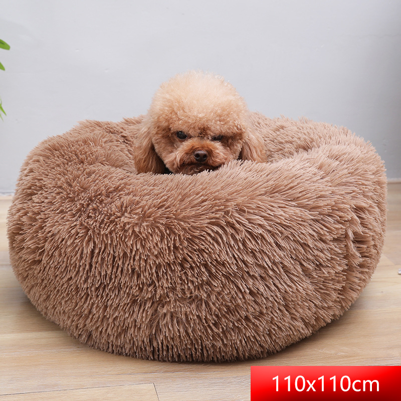 Pet Supplies Cross-Border Doghouse Cathouse round the Shaggy Dog Mat Autumn and Winter Pet Bed Cat Mattress Pet Nest Pet Supplies Cross-Border Doghouse Cathouse round the Shaggy Dog Mat Autumn and Winter Pet Bed Cat Mattress Pet Nest