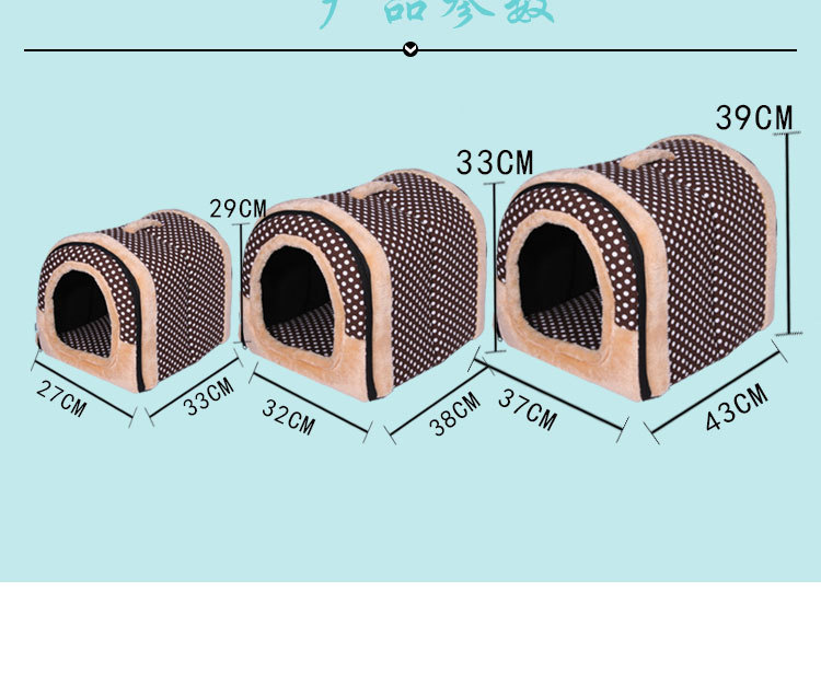 Hot style generation pet summer four seasons dual carriageable dog litter cat litter house pet nest Hot style generation pet summer four seasons dual carriageable dog litter cat litter house pet nest