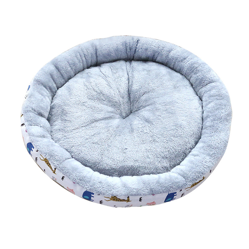Pet Supplies Foreign Trade Cathouse Doghouse Amazon Pet Bed round Cotton Pet Nest Dog and Cat Universal Nest Factory Wholesale
