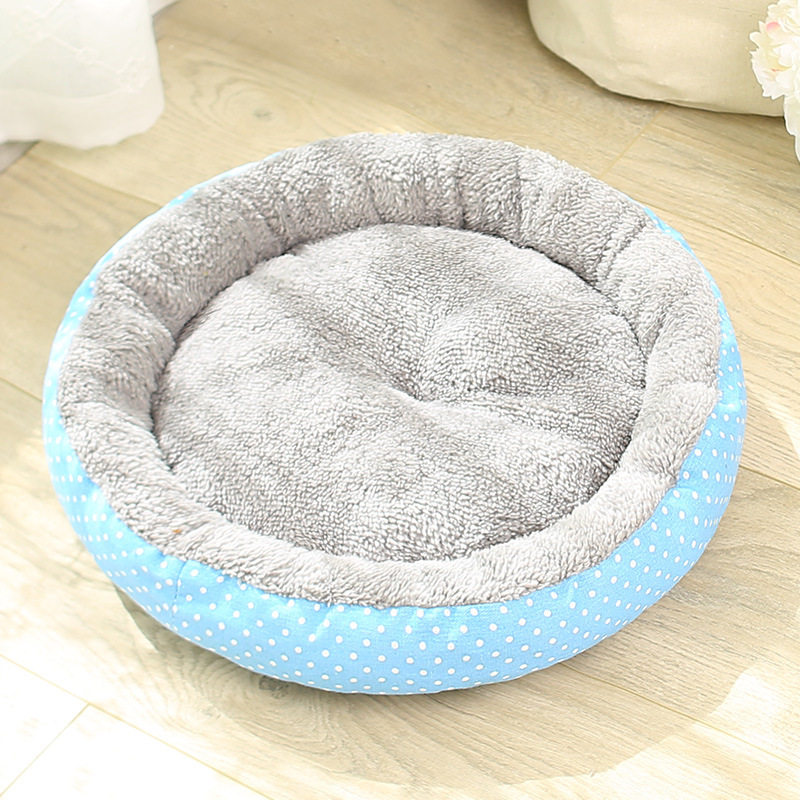 Summer Pet Supplies Breathable Cathouse Doghouse Ice Silk Pet Bed round Cotton Pet Nest Amazon AliExpress Factory Wholesale