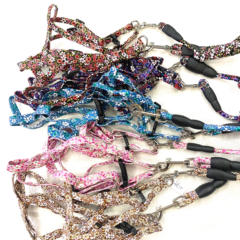 Pet Chain Nylon Flat Rope Collar Traction Belt Black Brown Pet Chain Nylon Flat Rope Collar Traction Belt Black Brown