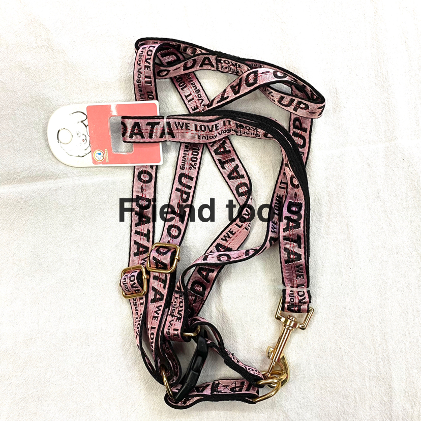 Pet Chain Popular English Letters Bandana Hand Holding Rope Source Factory