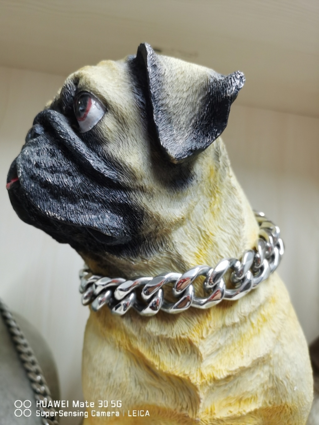 Titanium Steel Pet Chain Stainless Steel Inlaid Small Dog Leash a Bulldog Necklace Titanium Steel Pet Chain Stainless Steel Inlaid Small Dog Leash a Bulldog Necklace