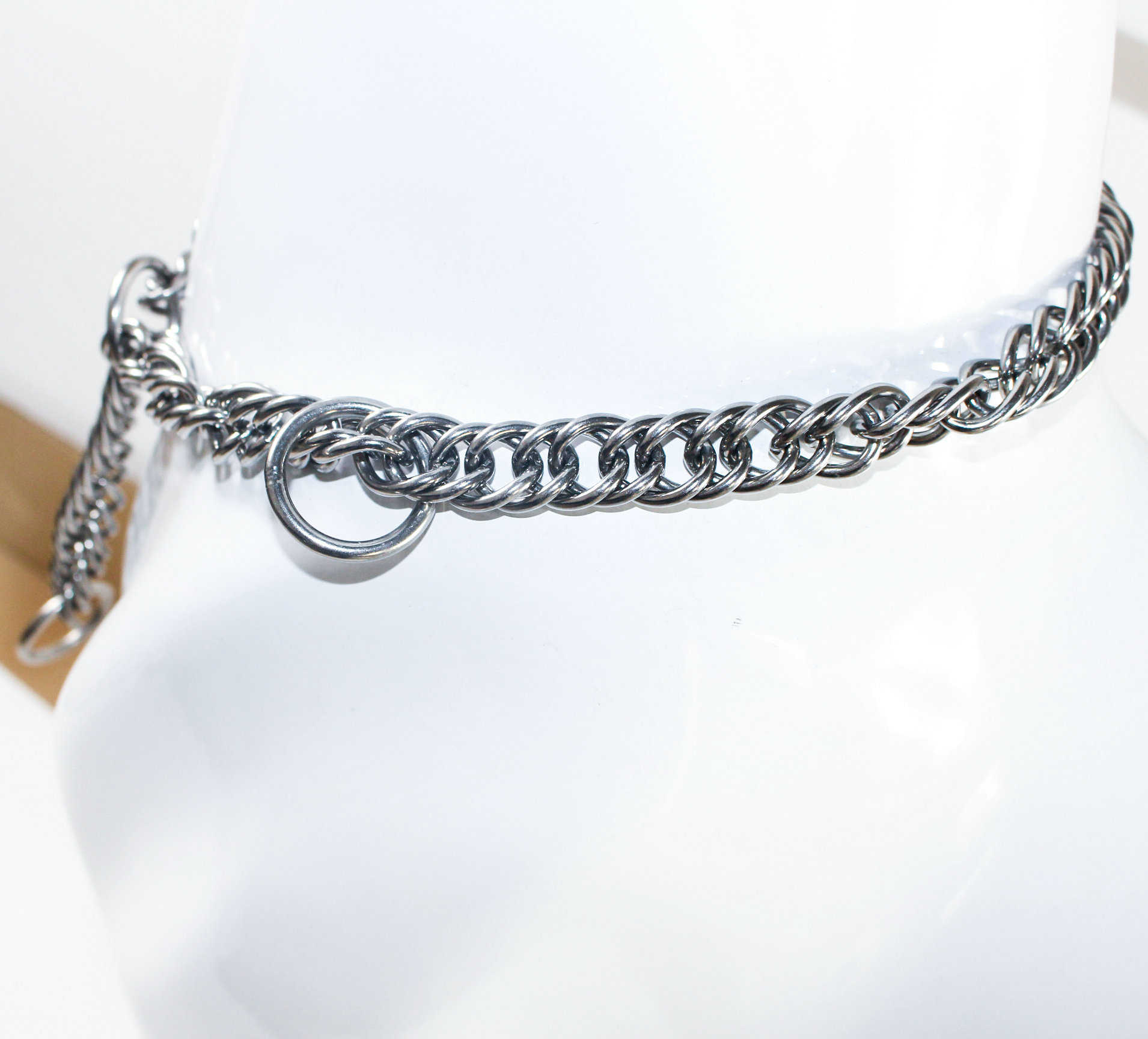 Double Twisted Stainless Steel P Chain Stainless Steel Pet Chain Grinding Training P Chain Large Dog Dog Collar Anti-Bite Control Chain Double Twisted Stainless Steel P Chain Stainless Steel Pet Chain Grinding Training P Chain Large Dog Dog Collar Anti-Bite Control Chain
