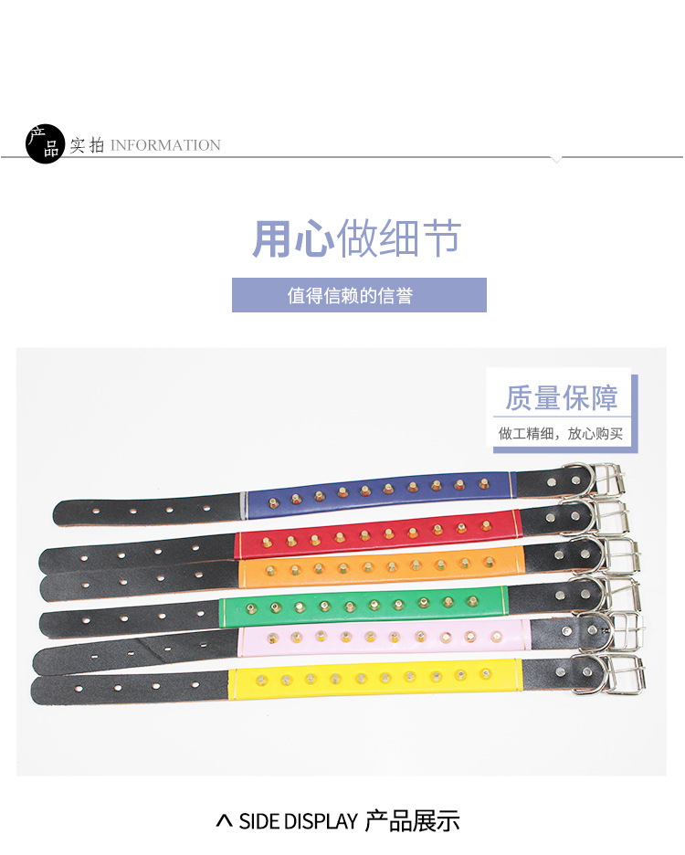 Customized Pet Chain New Cowhide Dog Cover Traction Belt Dog Traction Necklet Set Dog Leash Wholesale Processing Customized Pet Chain New Cowhide Dog Cover Traction Belt Dog Traction Necklet Set Dog Leash Wholesale Processing