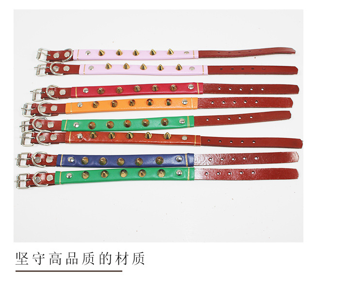 Customized Pet Chain New Cowhide Dog Cover Traction Belt Dog Traction Necklet Set Dog Leash Wholesale Processing Customized Pet Chain New Cowhide Dog Cover Traction Belt Dog Traction Necklet Set Dog Leash Wholesale Processing