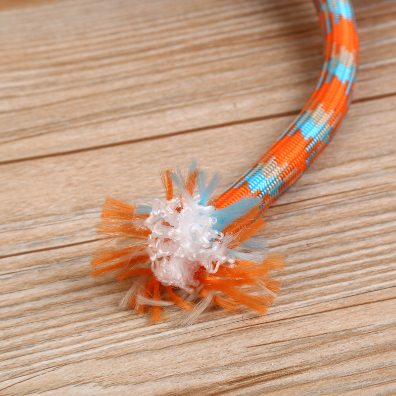 Fine braided colored rope with pet rope pet supply pet rope pet factory.