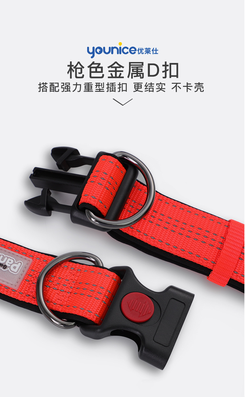Factory Direct Sales Hot Sale Luminous Reflective Hand Holding Rope Nylon Bandana Double D Buckle Adjustable Dog Collar Pet Rope Wholesale Factory Direct Sales Hot Sale Luminous Reflective Hand Holding Rope Nylon Bandana Double D Buckle Adjustable Dog Collar Pet Rope Wholesale