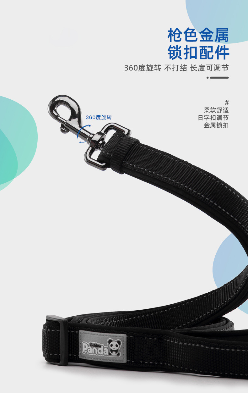 Factory Direct Sales Hot Sale Luminous Reflective Hand Holding Rope Nylon Bandana Double D Buckle Adjustable Dog Collar Pet Rope Wholesale Factory Direct Sales Hot Sale Luminous Reflective Hand Holding Rope Nylon Bandana Double D Buckle Adjustable Dog Collar Pet Rope Wholesale